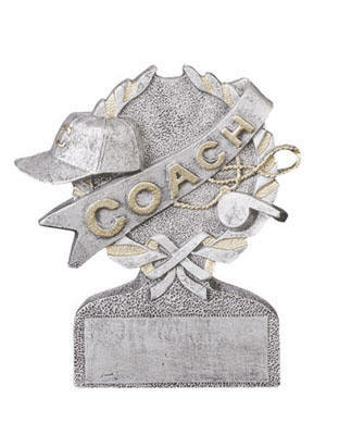 Coach Sport Resin Figure, Gold / Pewter, 5